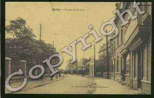 Ville de BULLYLESMINESGRENAY Carte postale ancienne