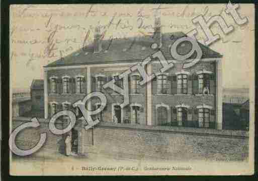 Ville de BULLYLESMINESGRENAY Carte postale ancienne