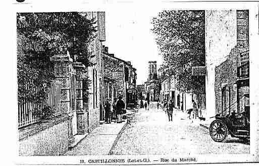 Ville de CASTILLONNES Carte postale ancienne