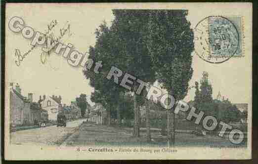 Ville de CERCOTTES Carte postale ancienne