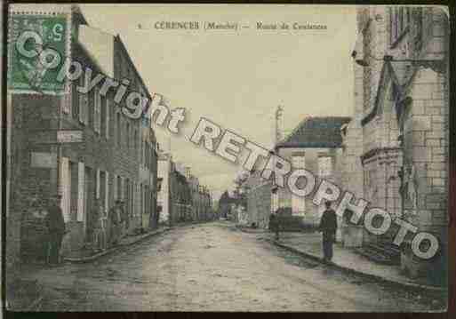 Ville de CERENCES Carte postale ancienne