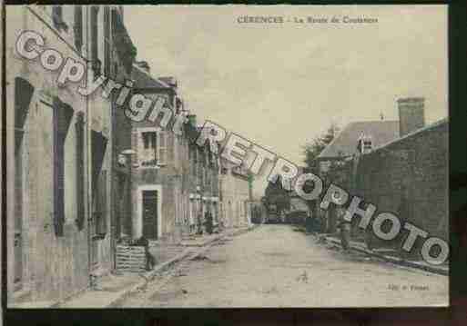 Ville de CERENCES Carte postale ancienne