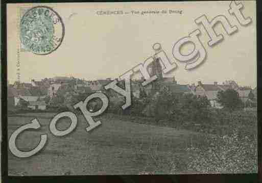 Ville de CERENCES Carte postale ancienne