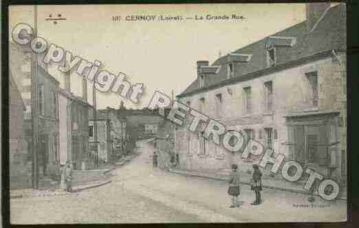 Ville de CERNOYENBERRY Carte postale ancienne