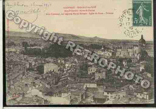 Ville de CHAMPDIEU Carte postale ancienne