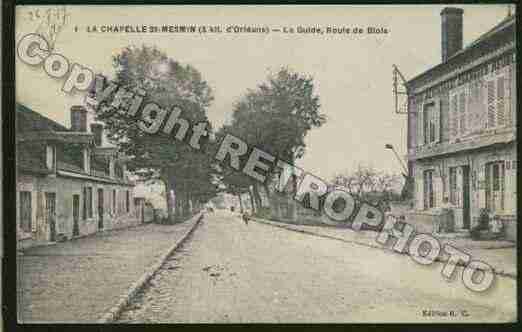 Ville de CHAPELLESAINTMESMIN(LA) Carte postale ancienne