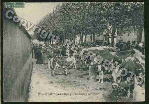 Ville de CHATILLONCOLIGNY Carte postale ancienne