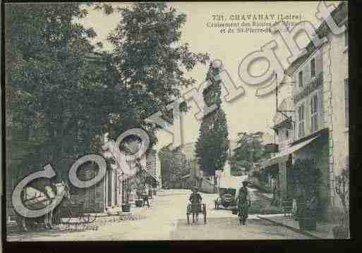 Ville de CHAVANAY Carte postale ancienne