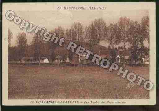 Ville de CHAVANIACLAFAYETTE Carte postale ancienne