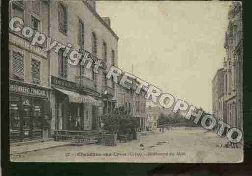 Ville de CHAZELLESSURLYON Carte postale ancienne