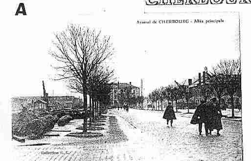 Ville de CHERBOURG Carte postale ancienne