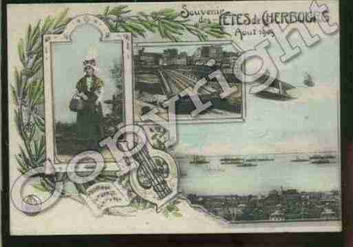 Ville de CHERBOURG Carte postale ancienne
