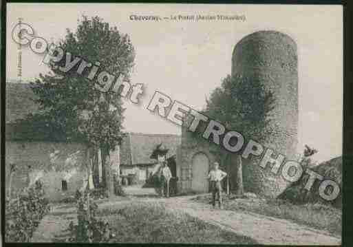 Ville de CHEVERNY Carte postale ancienne