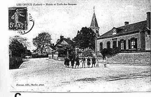 Ville de CHOUX(LES) Carte postale ancienne