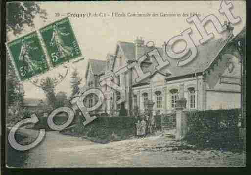 Ville de CREQUY Carte postale ancienne