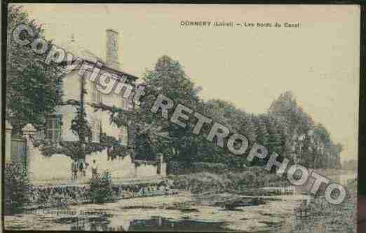 Ville de DONNERY Carte postale ancienne