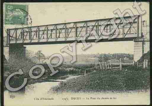 Ville de DUCEY Carte postale ancienne