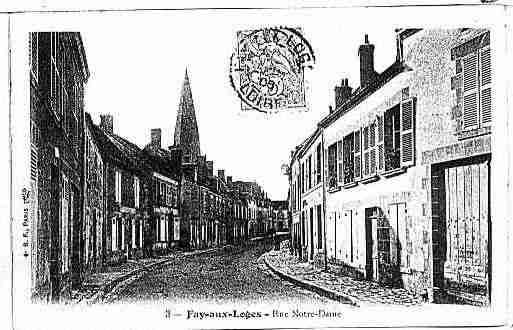 Ville de FAYAUXLOGES Carte postale ancienne