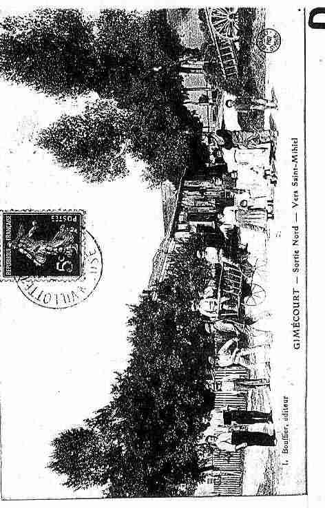 Ville de GINCREY Carte postale ancienne