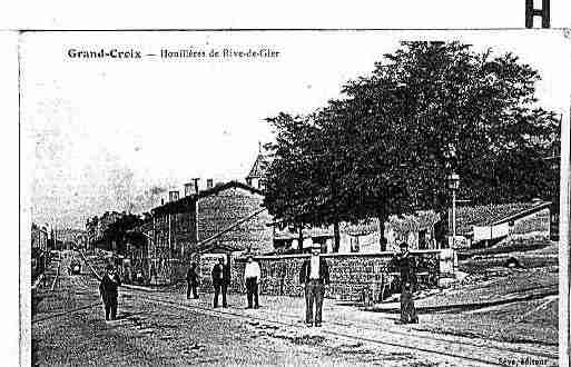 Ville de GRANDCROIX(LA) Carte postale ancienne