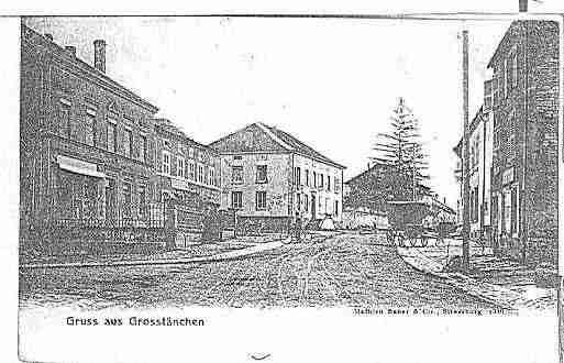 Ville de GROSTENQUIN Carte postale ancienne