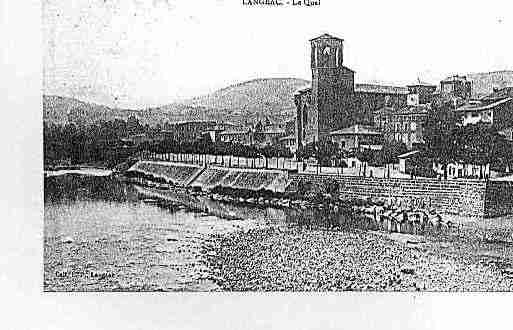 Ville de LANGEAC Carte postale ancienne