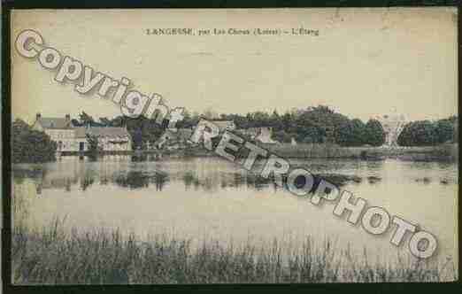 Ville de LANGESSE Carte postale ancienne