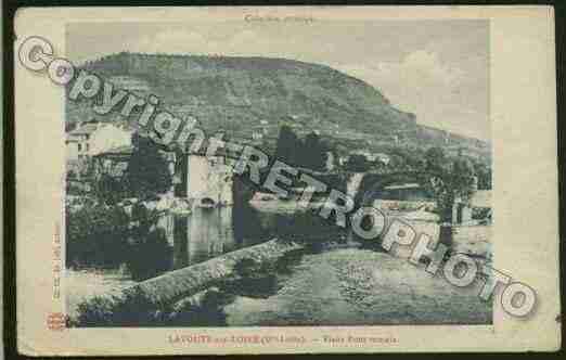 Ville de LAVOUTESURLOIRE Carte postale ancienne