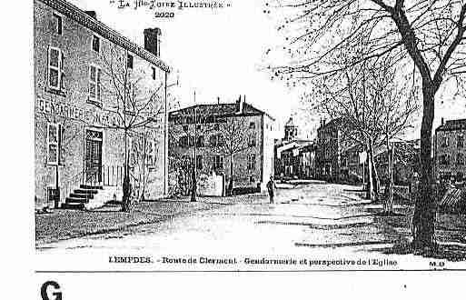 Ville de LEMPDES Carte postale ancienne