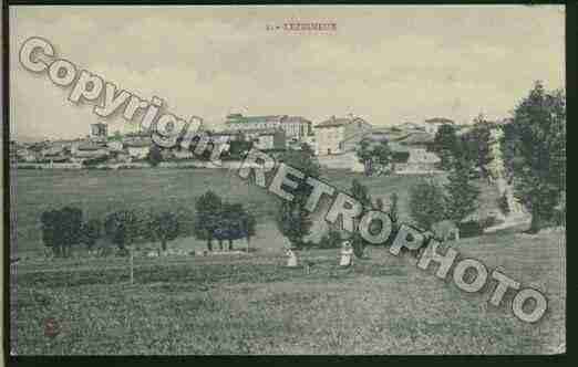 Ville de LEZIGNEUX Carte postale ancienne