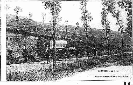 Ville de LICQUES Carte postale ancienne