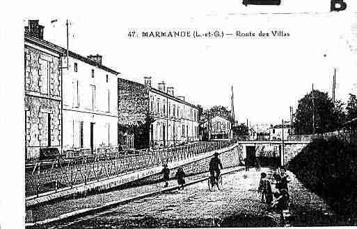 Ville de MARMANDE Carte postale ancienne