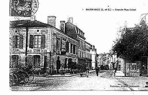 Ville de MARMANDE Carte postale ancienne