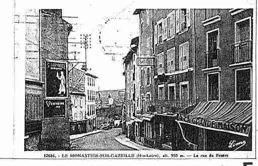 Ville de MONASTIERSURGAZEILLE(LE) Carte postale ancienne