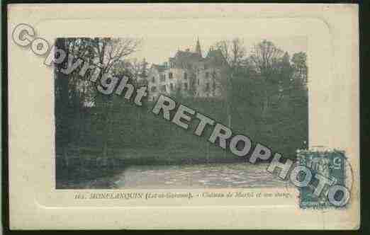 Ville de MONFLANQUIN Carte postale ancienne