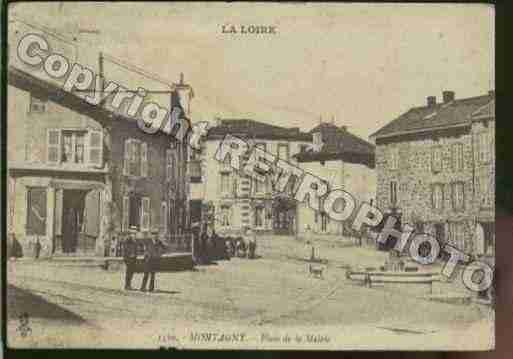 Ville de MONTAGNY Carte postale ancienne