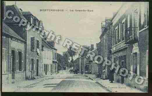 Ville de MONTCRESSON Carte postale ancienne