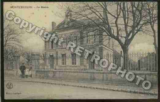 Ville de MONTCRESSON Carte postale ancienne