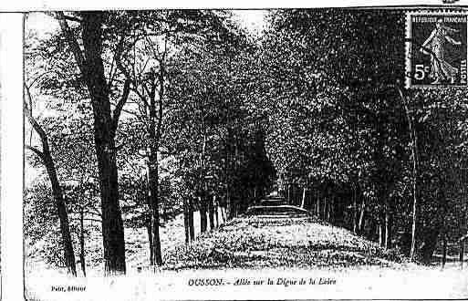 Ville de OUSSONSURLOIRE Carte postale ancienne