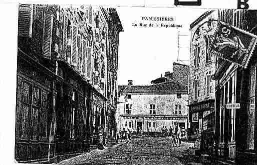 Ville de PANISSIERES Carte postale ancienne