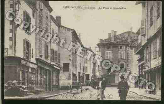 Ville de PAULHAGUET Carte postale ancienne