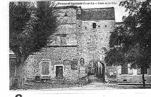 Ville de PENNED\'AGENAIS Carte postale ancienne