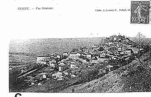 Ville de POMPIEY Carte postale ancienne