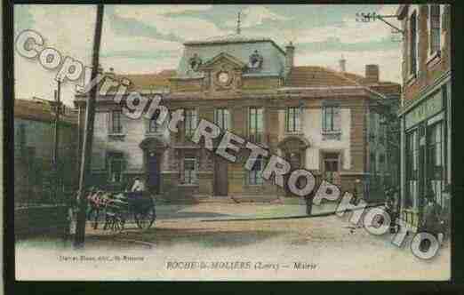 Ville de ROCHELAMOLIERE Carte postale ancienne