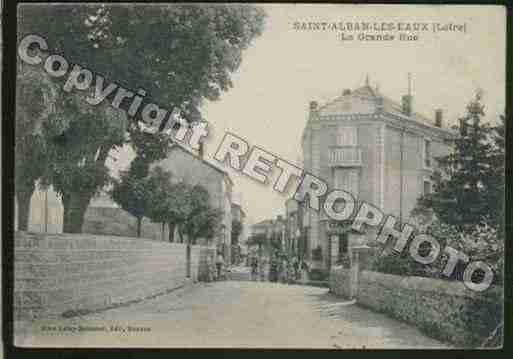 Ville de SAINTALBANLESEAUX Carte postale ancienne