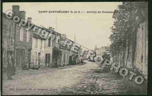 Ville de SAINTBARTHELEMYD\\\'AGENAIS Carte postale ancienne