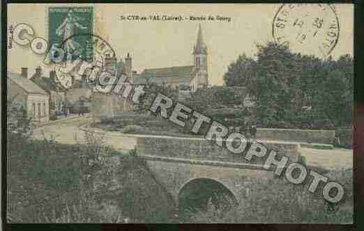 Ville de SAINTCYRENVAL Carte postale ancienne