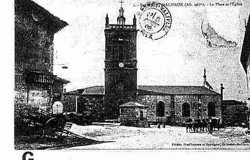 Ville de SAINTGENESTMALIFAUX Carte postale ancienne