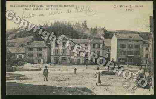 Ville de SAINTJULIENCHAPTEUIL Carte postale ancienne