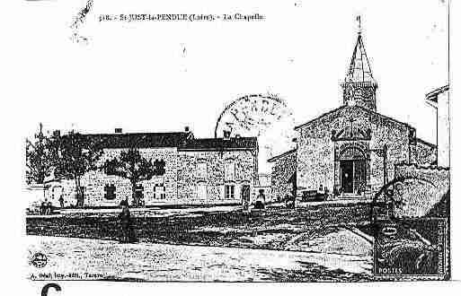 Ville de SAINTJUSTLAPENDUE Carte postale ancienne